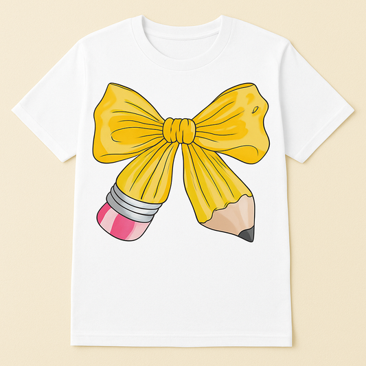 "Who needs an pencil?" T-shirt